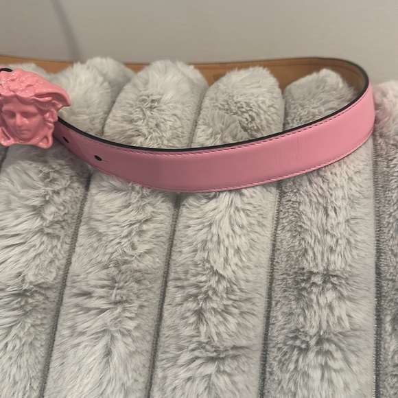 Versace Pink Medusa Belt for Women - Picture 10 of 17